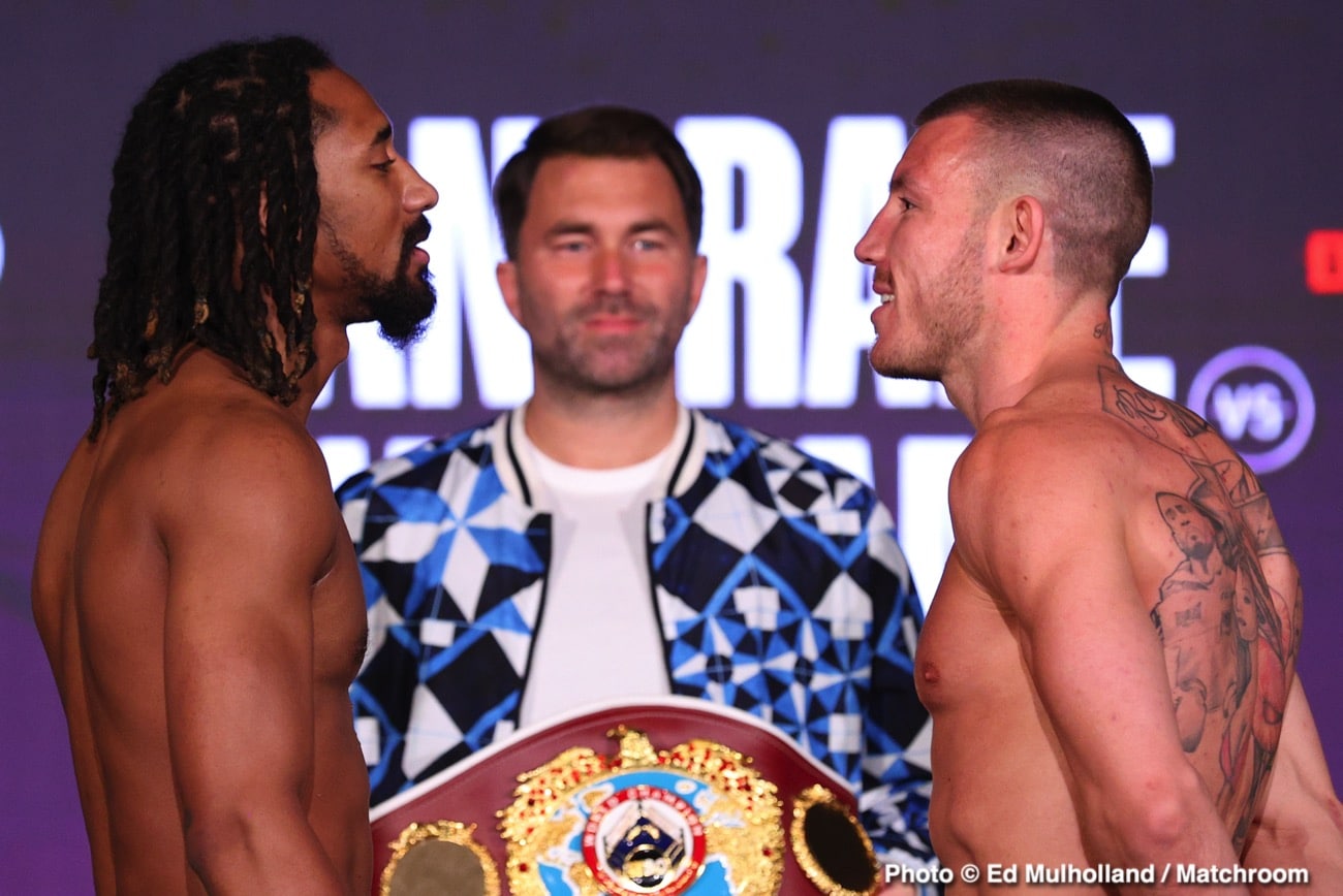 Boxing photo: Demetrius Andrade, Liam Williams image Watch LIVE: Andrade vs Williams Weigh In