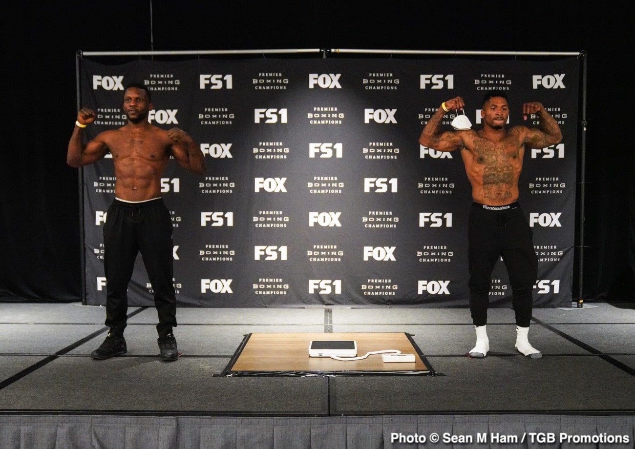 Watch LIVE: Harrison vs Perrella Weigh In