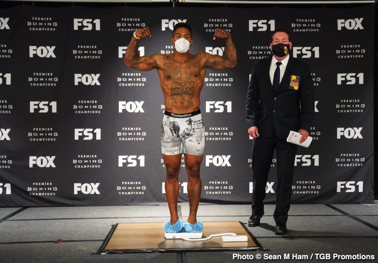 Watch LIVE: Harrison vs Perrella Weigh In