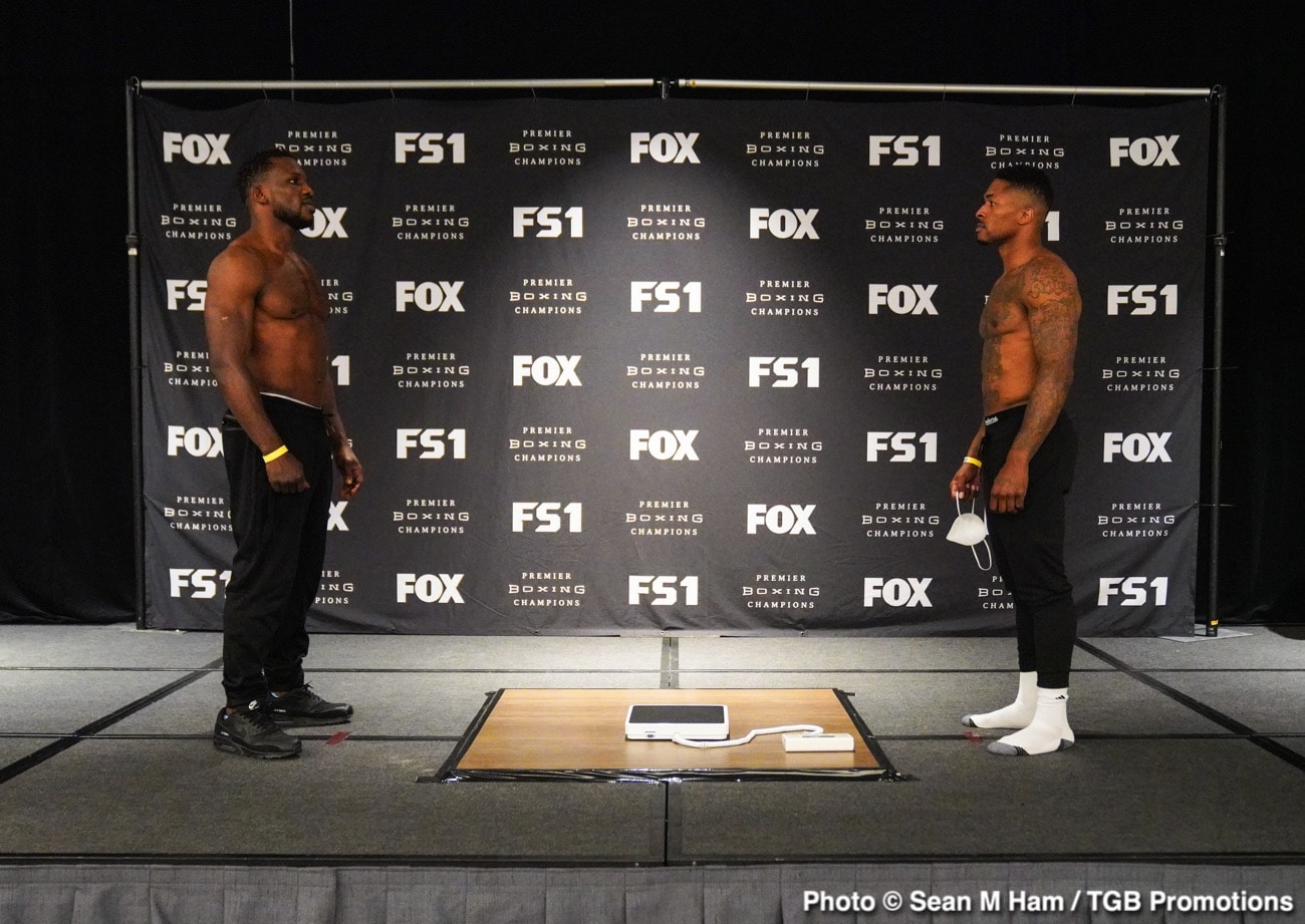 Watch LIVE: Harrison vs Perrella Weigh In