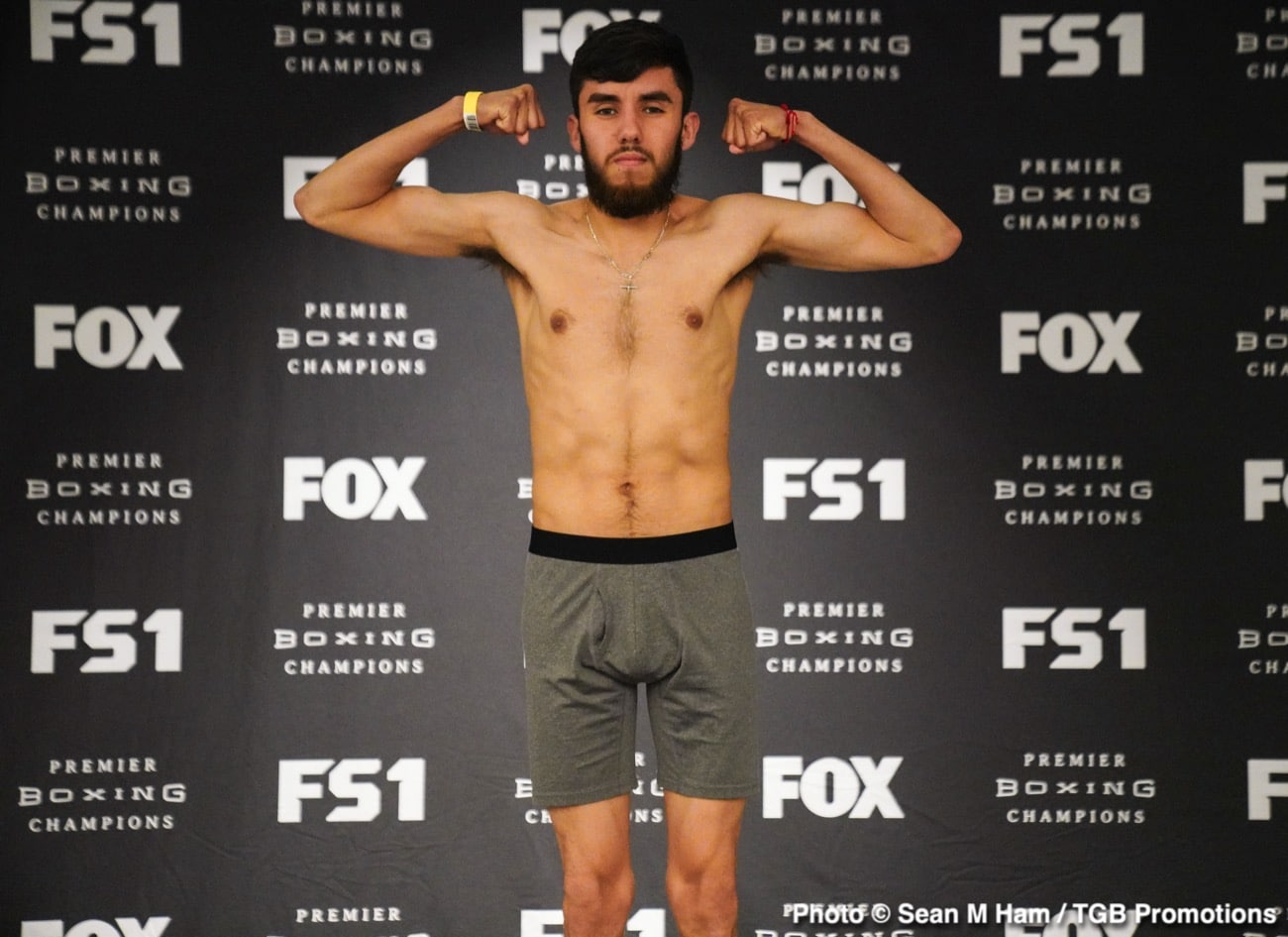 Watch LIVE: Harrison vs Perrella Weigh In
