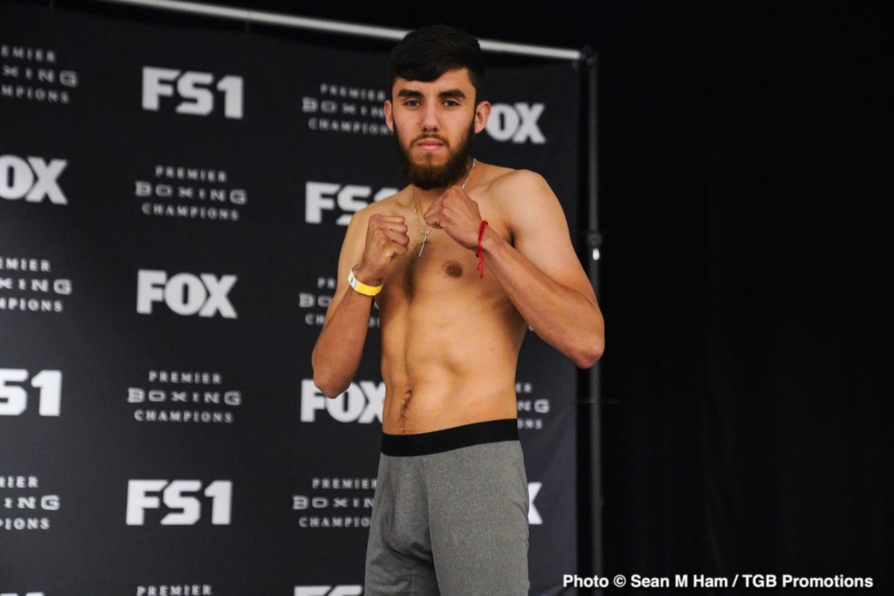 Watch LIVE: Harrison vs Perrella Weigh In