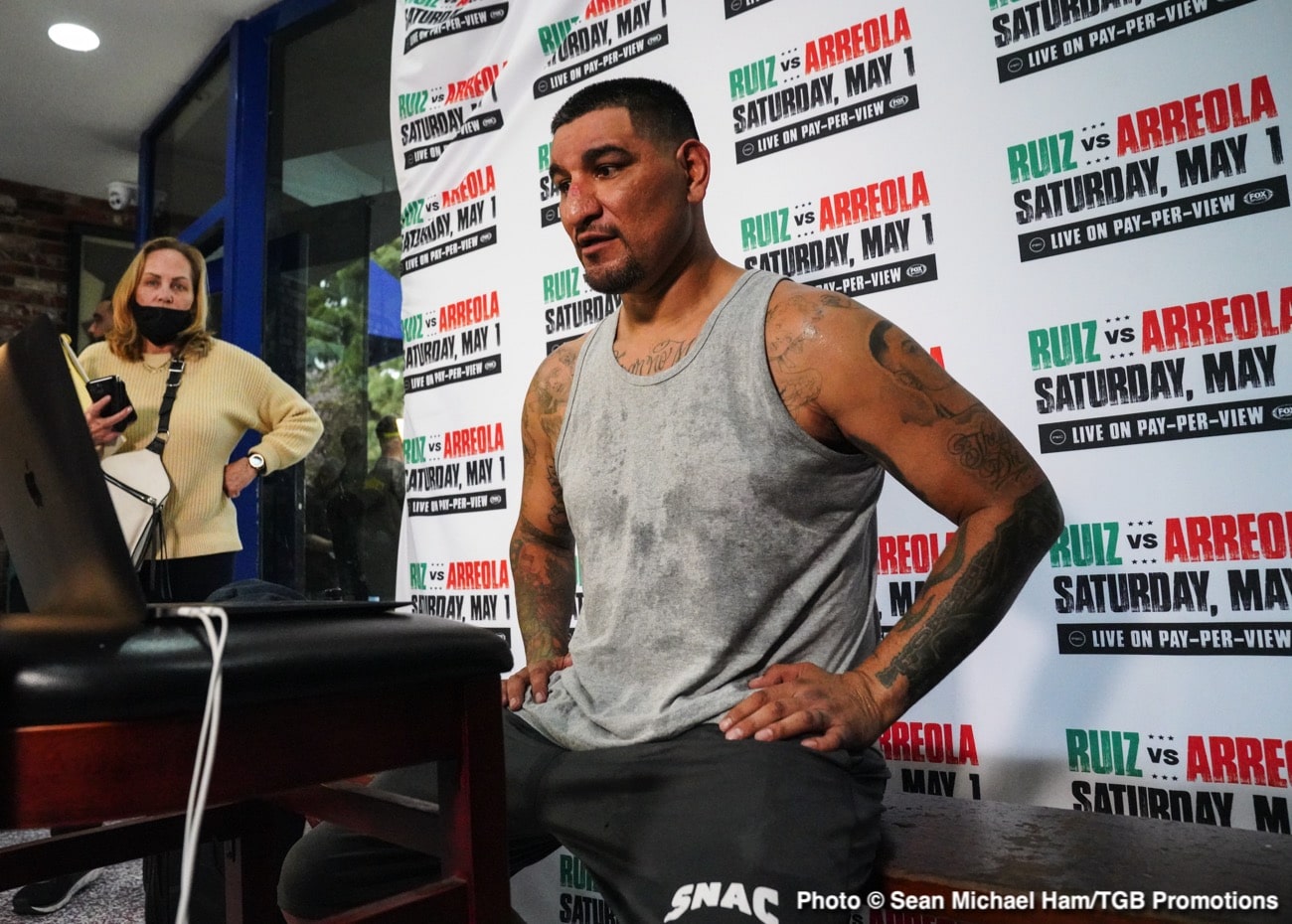 Chris Arreola quotes & photos for May 1st - Ruiz vs Arreola