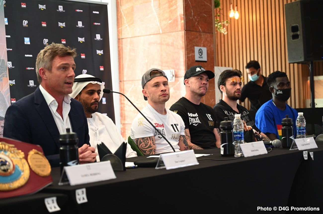 Boxing photo: Carl Frampton, Jamel Herring image Herring vs Frampton ESPN+ Press Conference Quotes & Photos