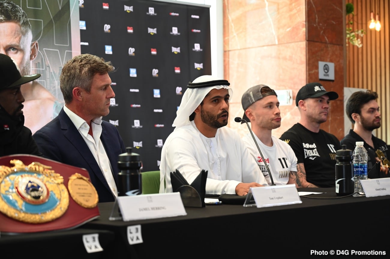 Boxing photo: Carl Frampton, Jamel Herring image Herring vs Frampton ESPN+ Press Conference Quotes & Photos