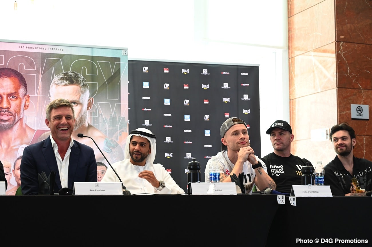 Boxing photo: Carl Frampton, Jamel Herring image Herring vs Frampton ESPN+ Press Conference Quotes & Photos