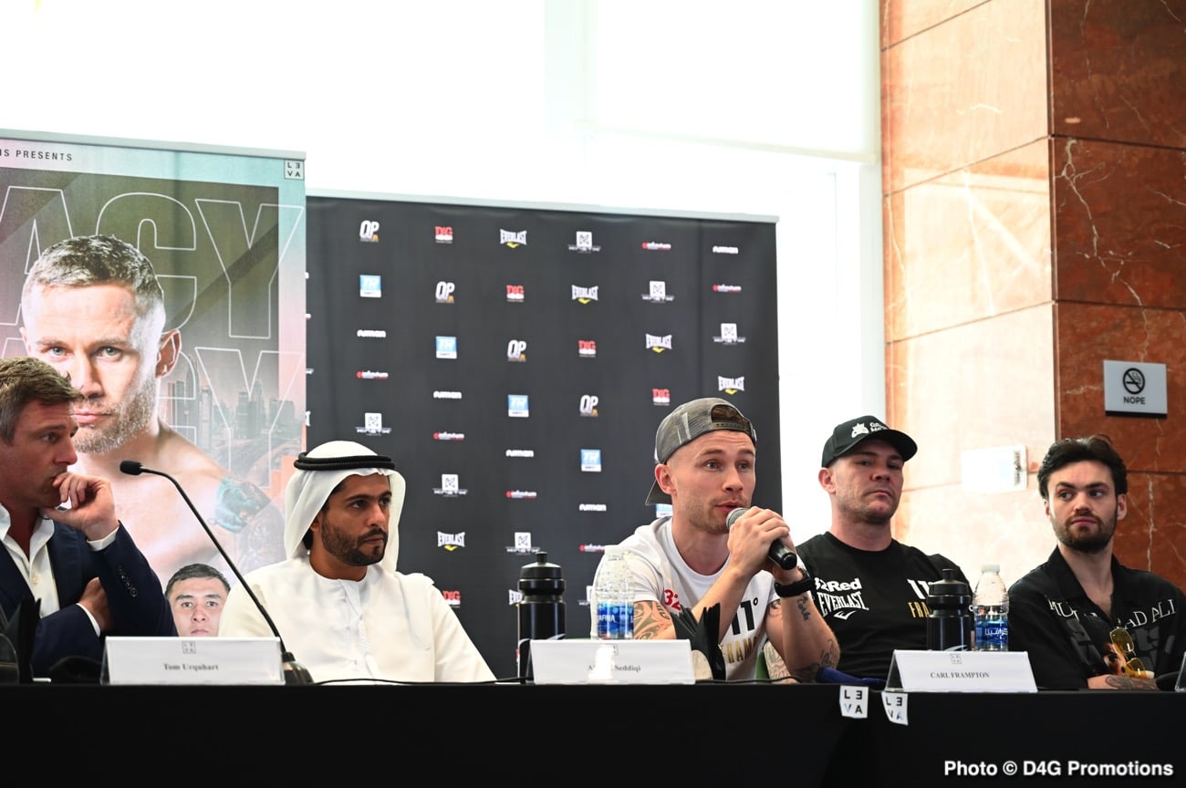 Boxing photo: Carl Frampton, Jamel Herring image Herring vs Frampton ESPN+ Press Conference Quotes & Photos