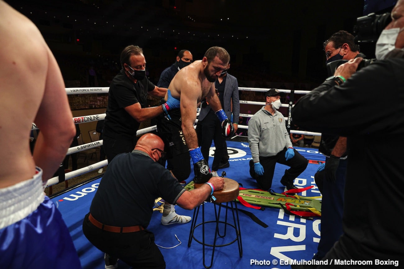 Boxing photo: image Andrey Fedosov KOs Majidov in 1st Round - Boxing Results