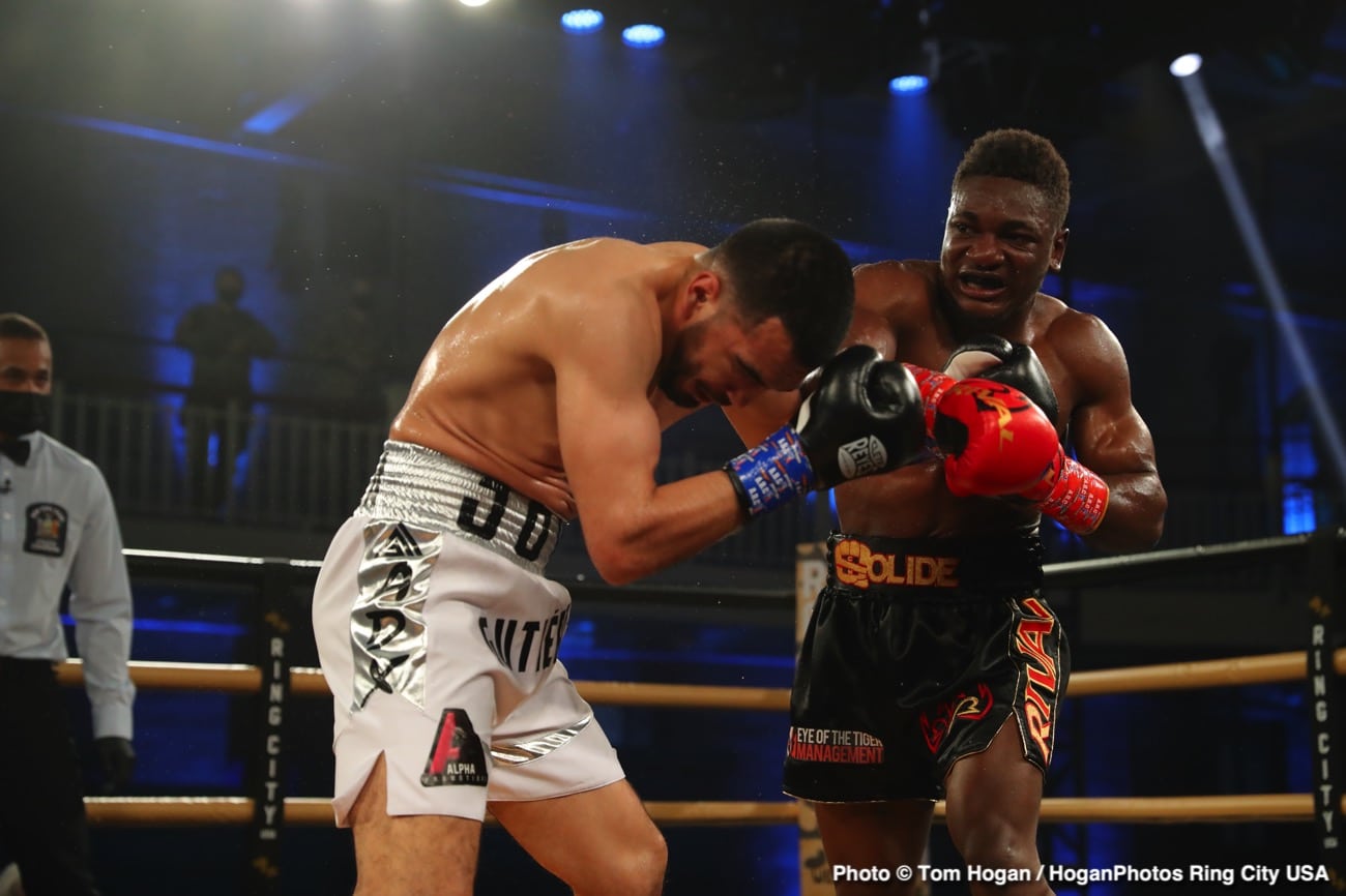 Christian Mbilli defeats Jesus Antonio Gutierrez - Boxing Results