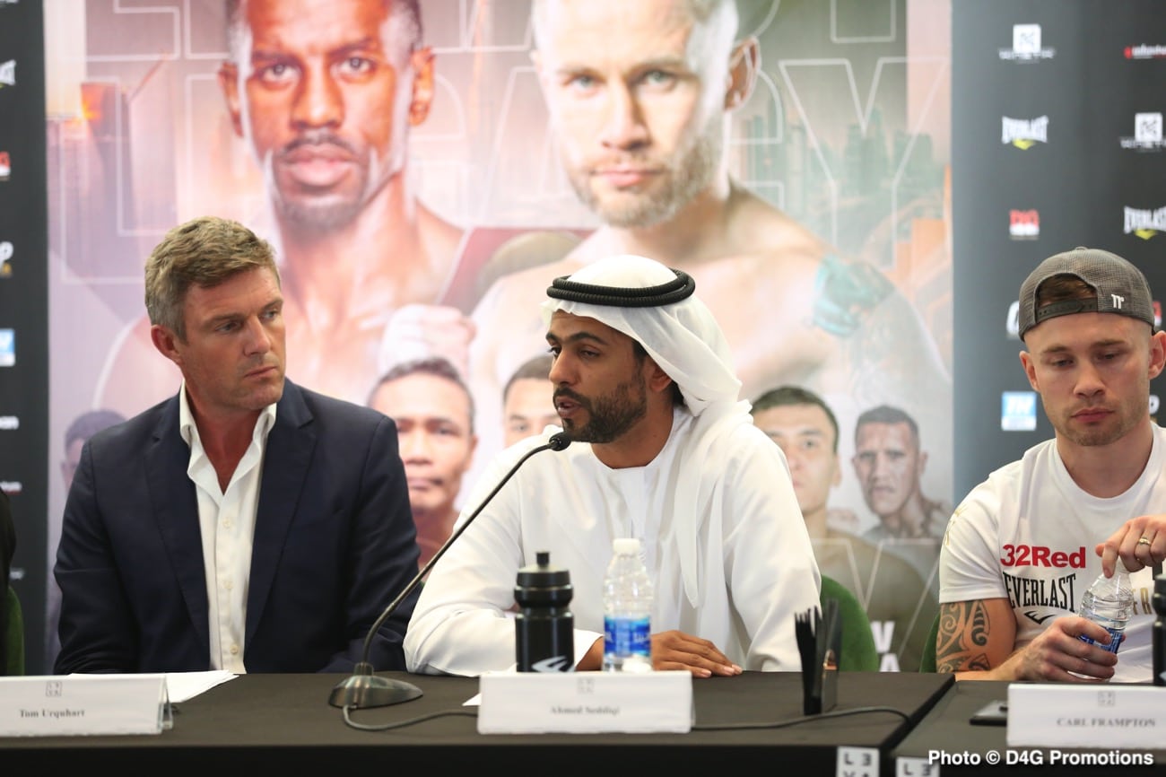 Boxing photo: Carl Frampton, Jamel Herring image Herring vs Frampton ESPN+ Press Conference Quotes & Photos