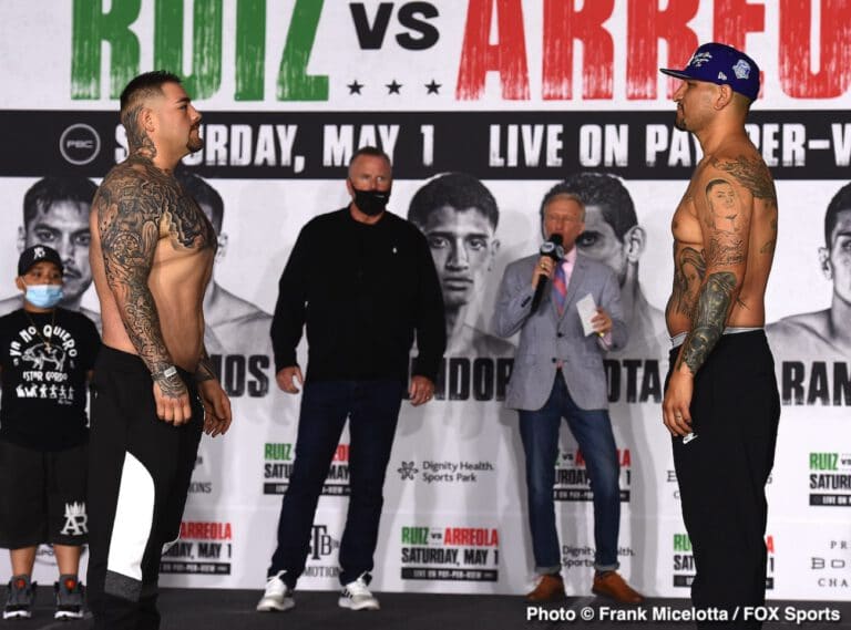 WATCH LIVE: Andy Ruiz Jr - Chris Arreola Weigh In