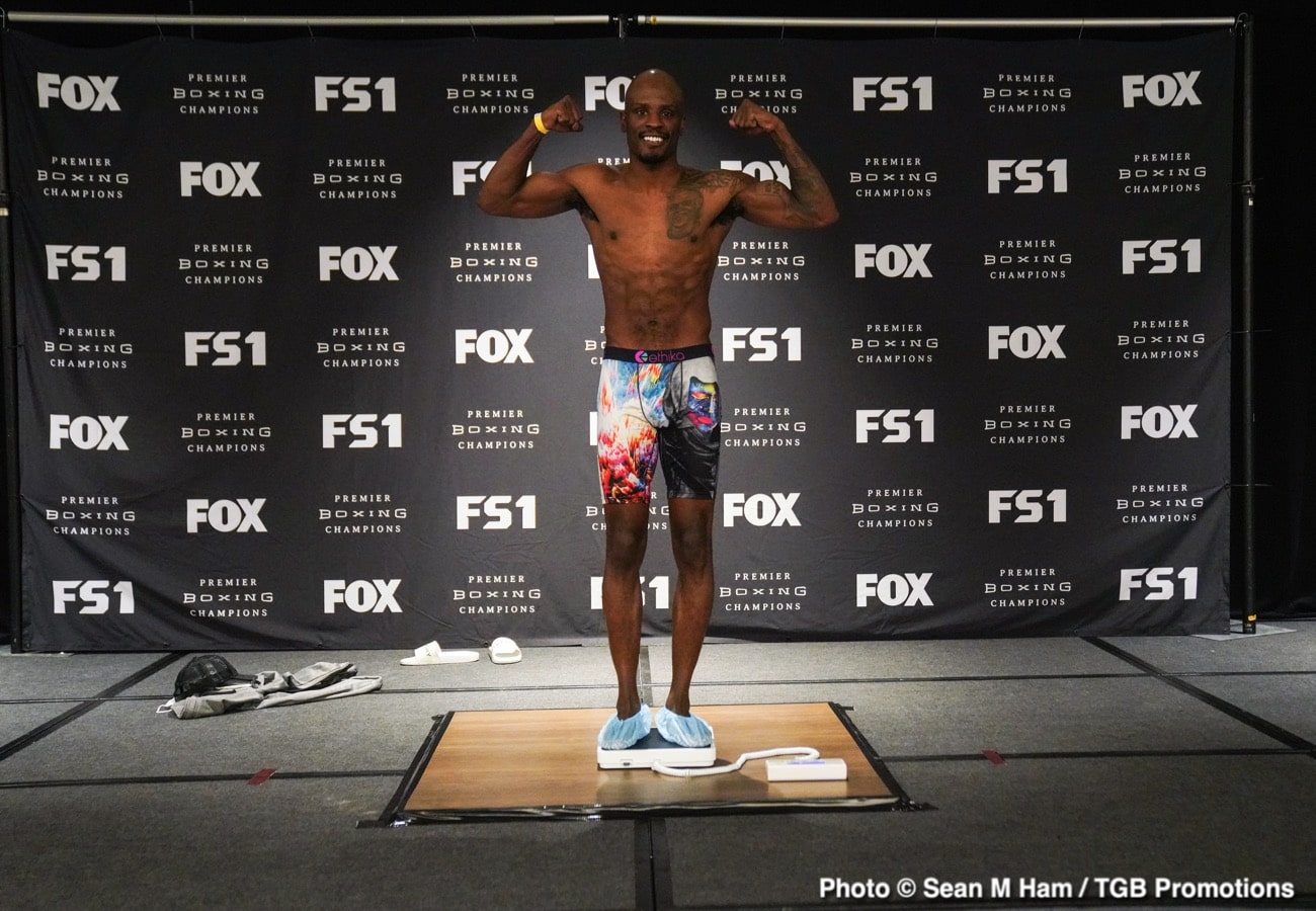 Watch LIVE: Harrison vs Perrella Weigh In