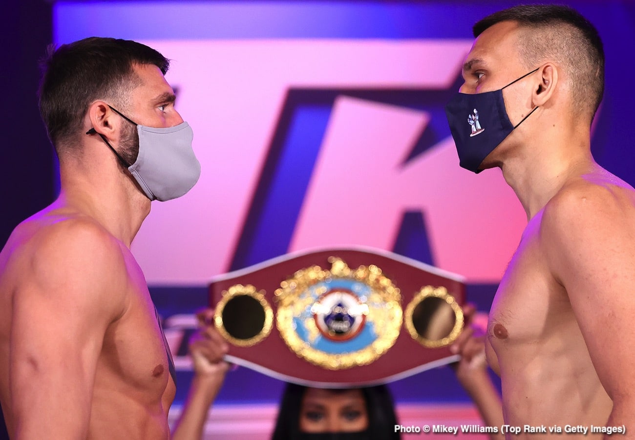 Smith Jr vs. Vlasov - official ESPN weights