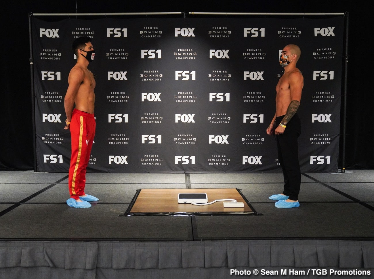 Watch LIVE: Harrison vs Perrella Weigh In