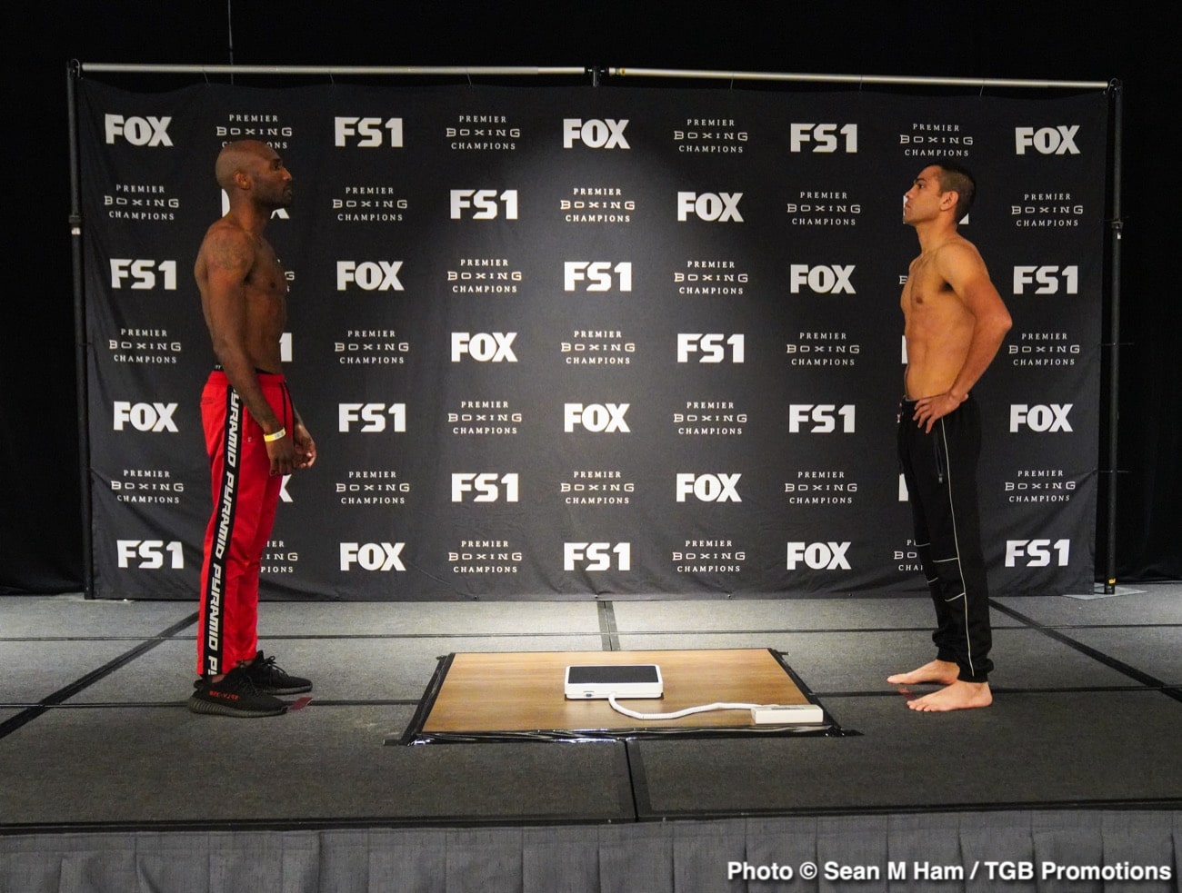 Watch LIVE: Harrison vs Perrella Weigh In