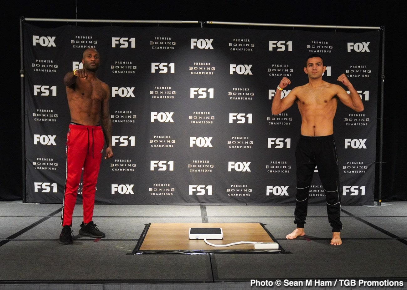 Watch LIVE: Harrison vs Perrella Weigh In