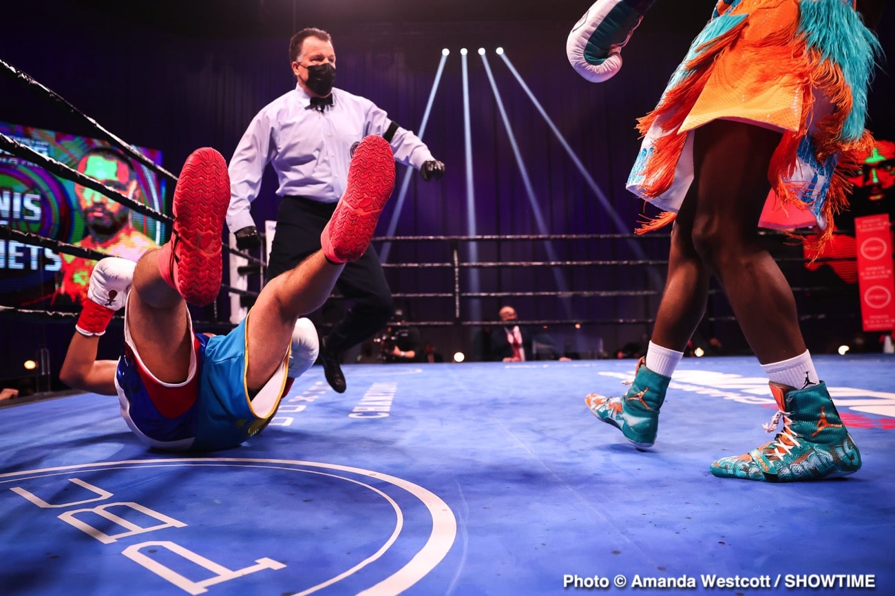 Jaron Ennis, Sergey Lipinets boxing image / photo