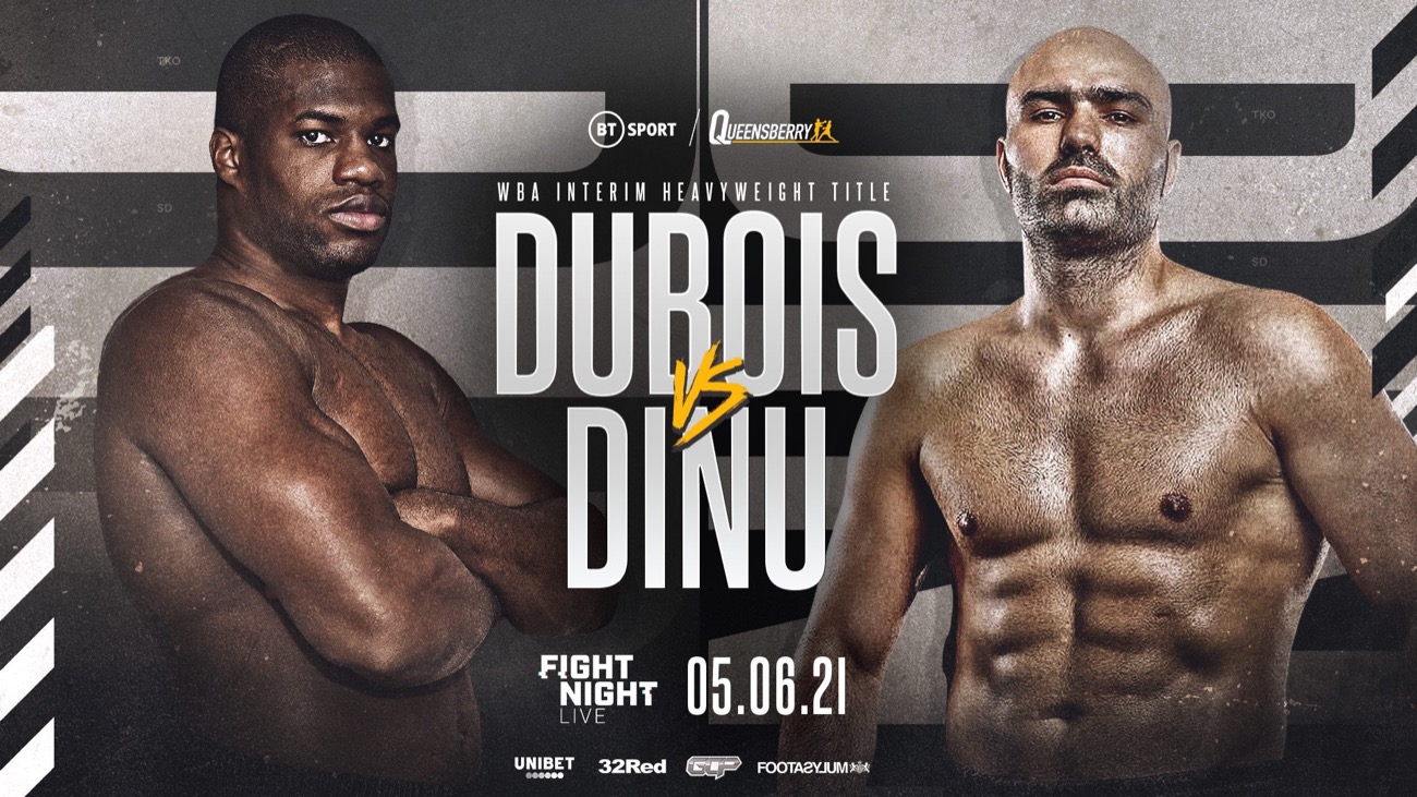 Tommy Fury To Fight On June 5th Dubois - Dinu Card ...