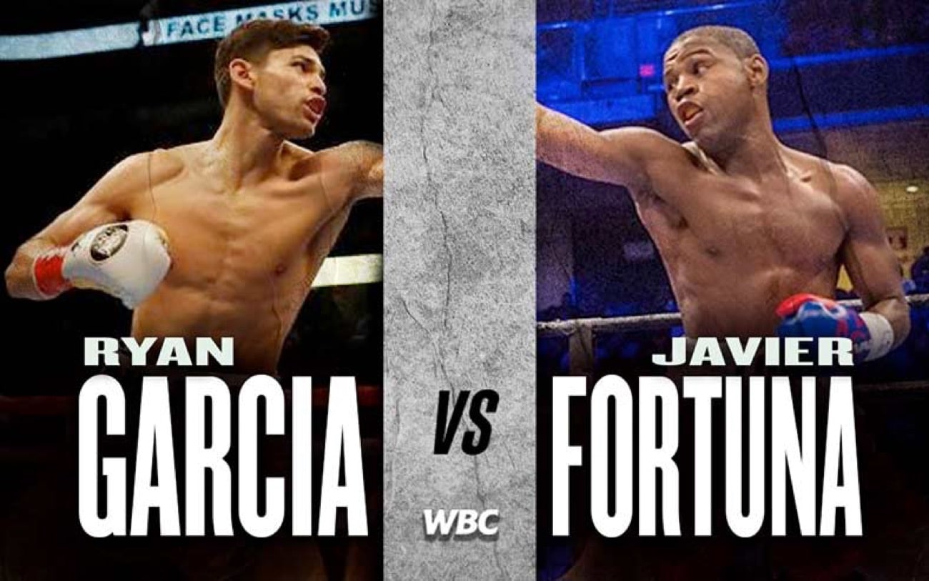 Javier Fortuna, Ryan Garcia boxing image / photo