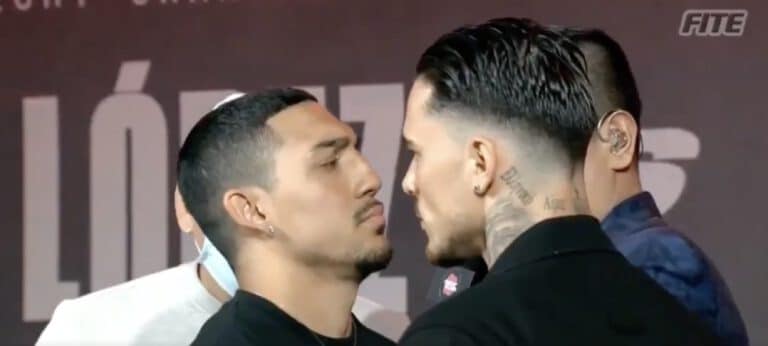 Teofimo Lopez vs. George Kambosos Jr press conference erupts