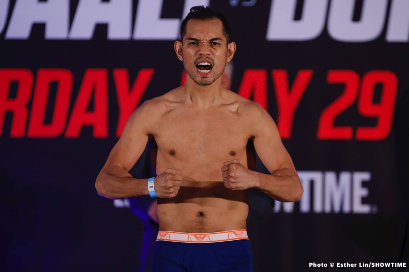 Nonito Donaire looking dehydrated, can he beat Nordine Oubaali?