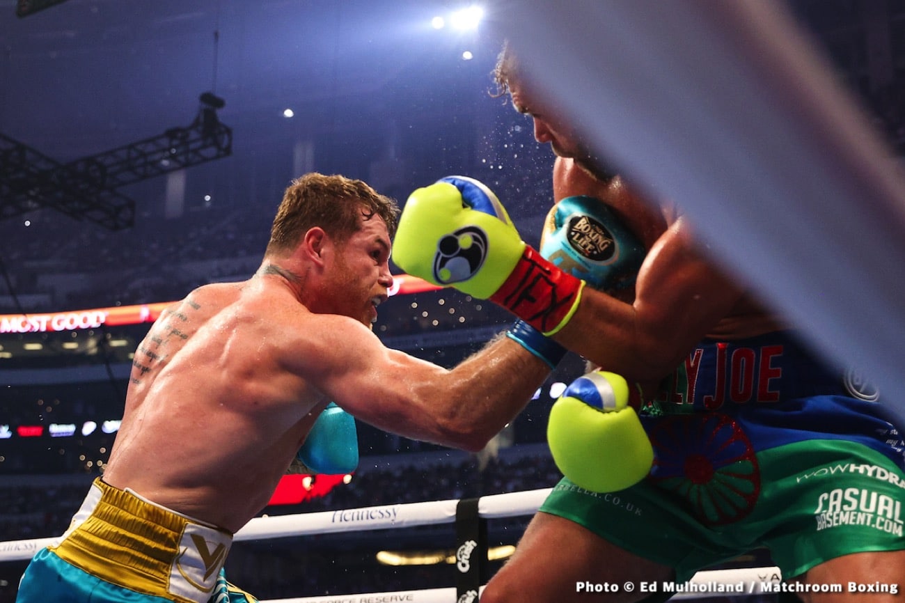 Canelo Alvarez 7-0 against the Brits