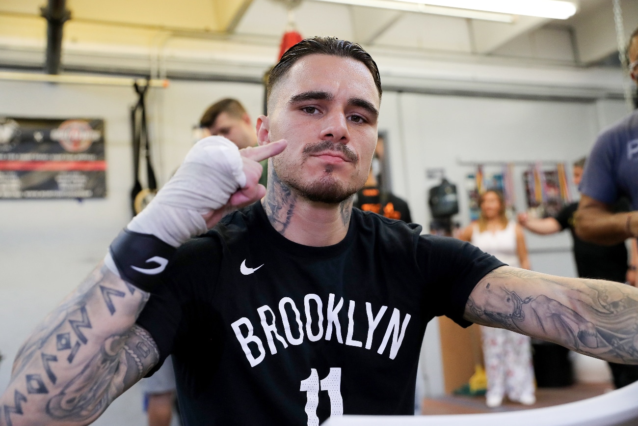 George Kambosos Jr.Triller Fight Club Media Workout Quotes & Photos