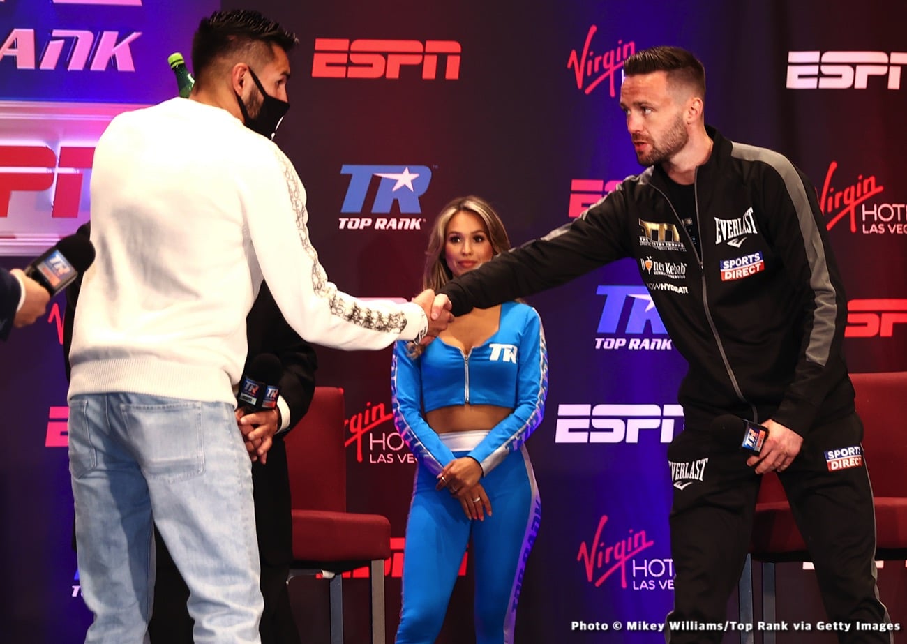 Josh Taylor: Jose Ramirez Looked Nervous At Face Off