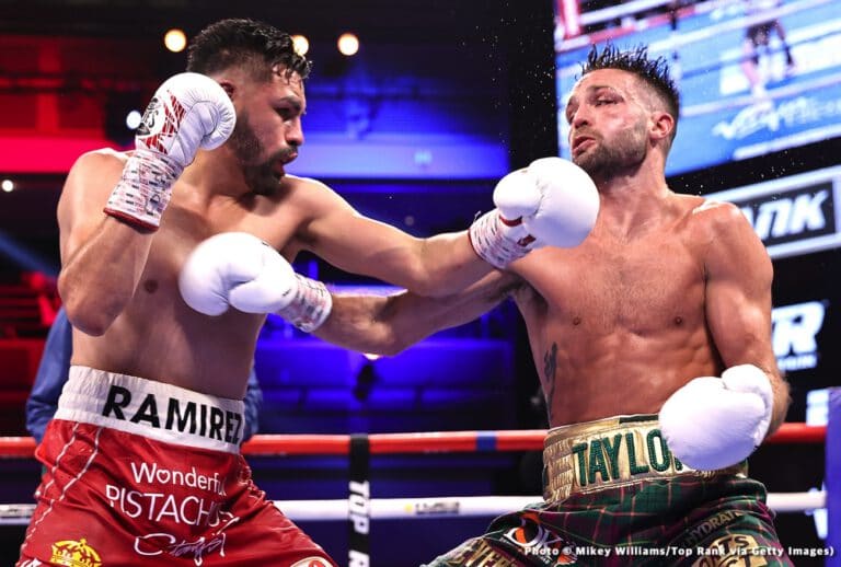 Josh Taylor defeats Jose Ramirez - Boxing Results