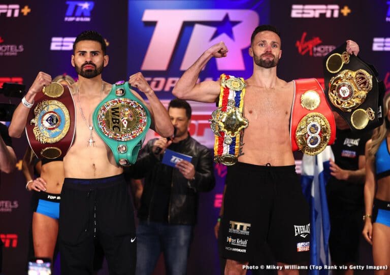 Jose Ramirez vs. Josh Taylor - official weights