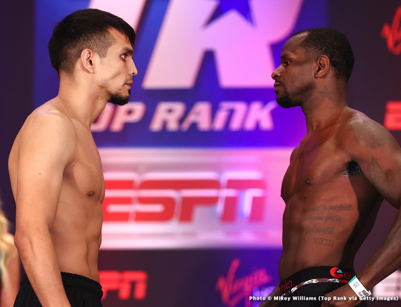 Boxing photo: Elvis Rodriguez, Hank Lundy, Jose Ramirez, Jose Zepeda, Josh Taylor, Robeisy Ramirez image Jose Ramirez vs. Josh Taylor - official weights