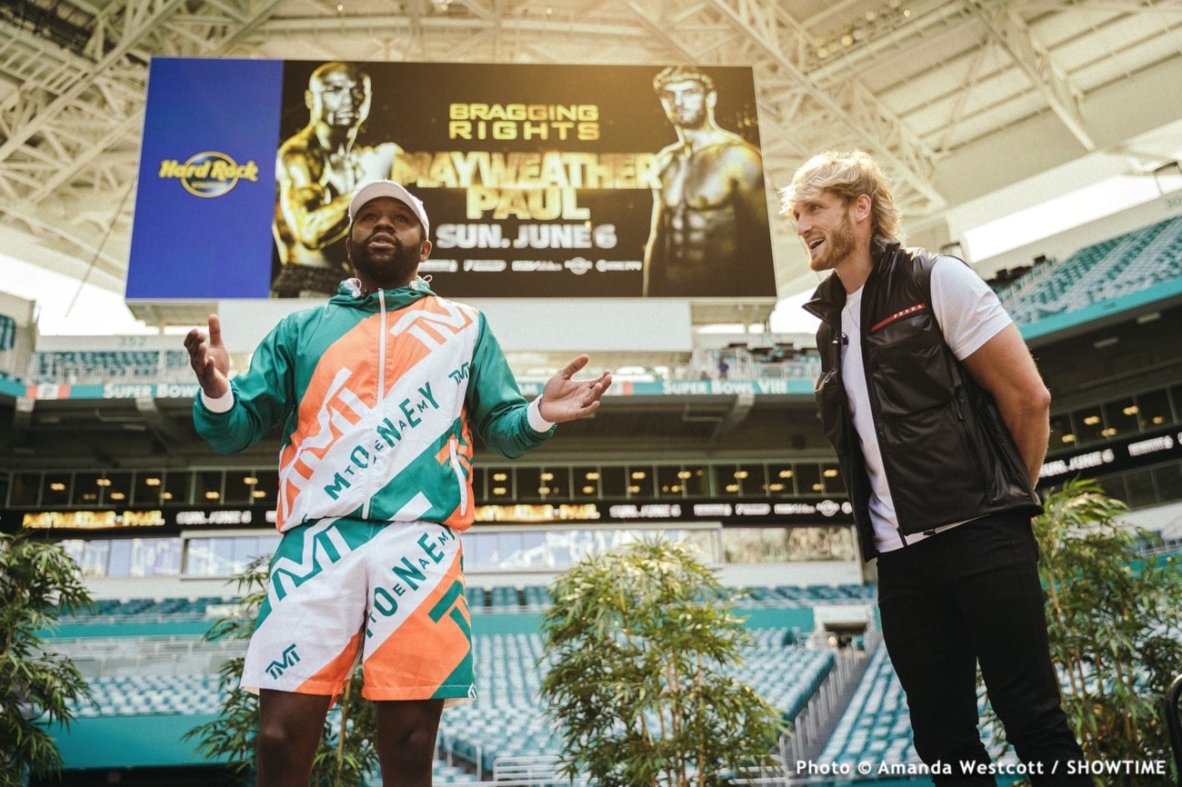 Mayweather on fighting Logan Paul: It's easy like a legalized bank robbery, I gotta do it