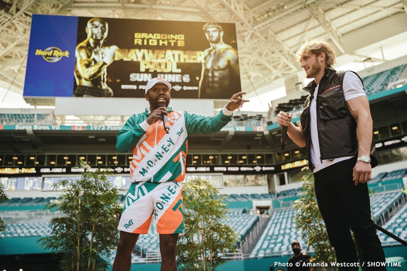 Mayweather on fighting Logan Paul: It's easy like a legalized bank robbery, I gotta do it