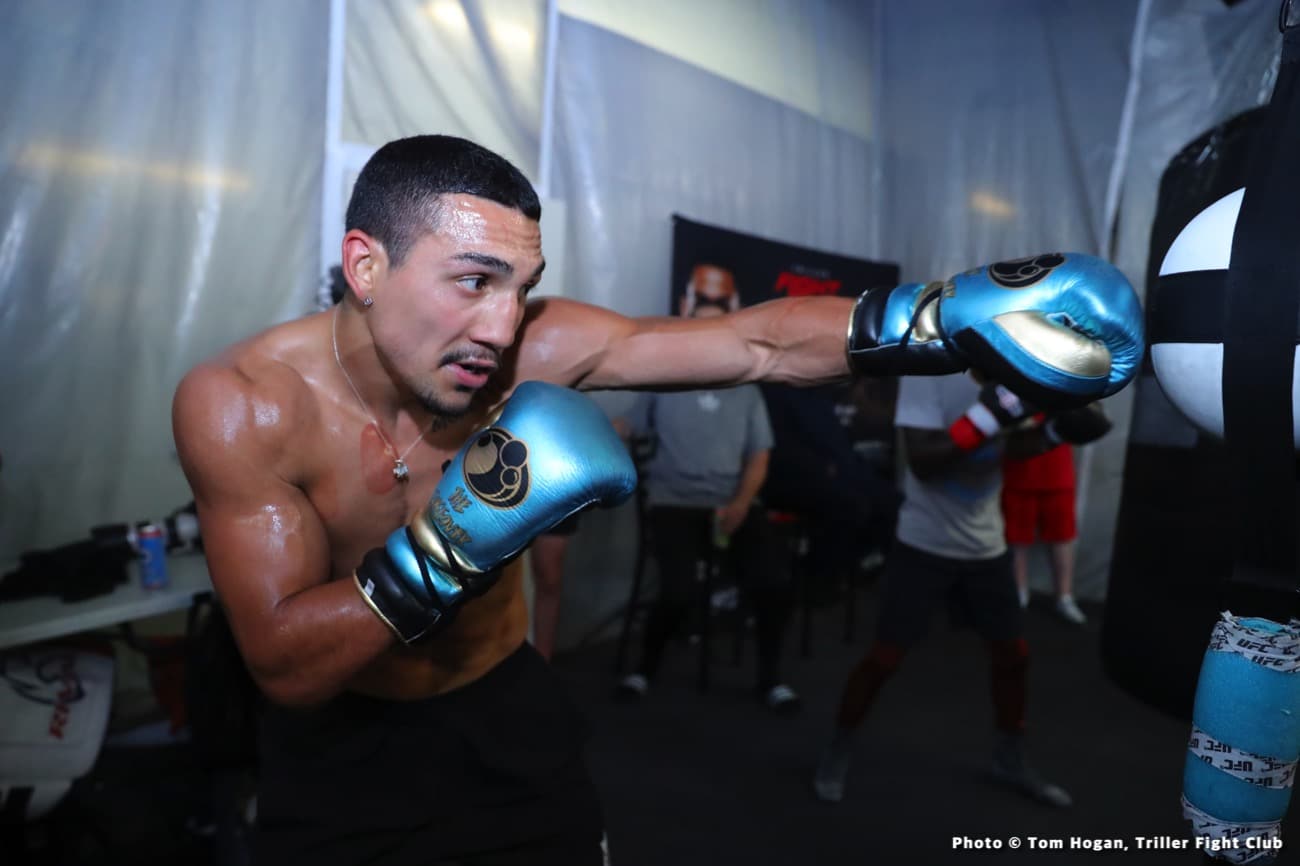 Photos: Teofimo Lopez media workout quotes for George Kambosos fight on June 19th