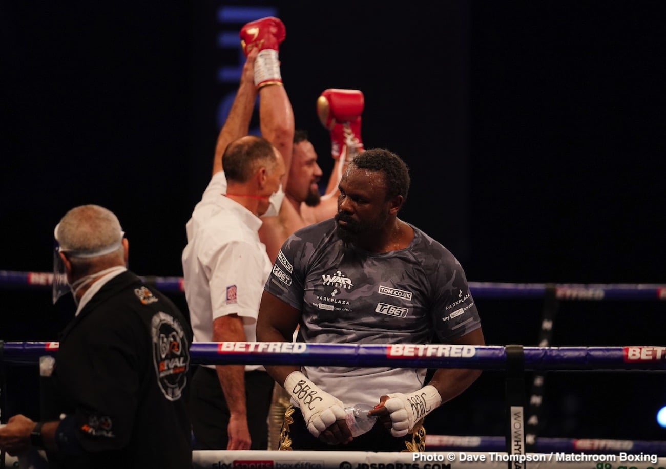 Parker: I'll give Chisora a rematch if Hearn can make it happen