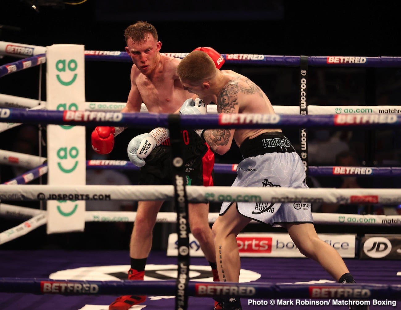 Campbell Hatton boxing image / photo