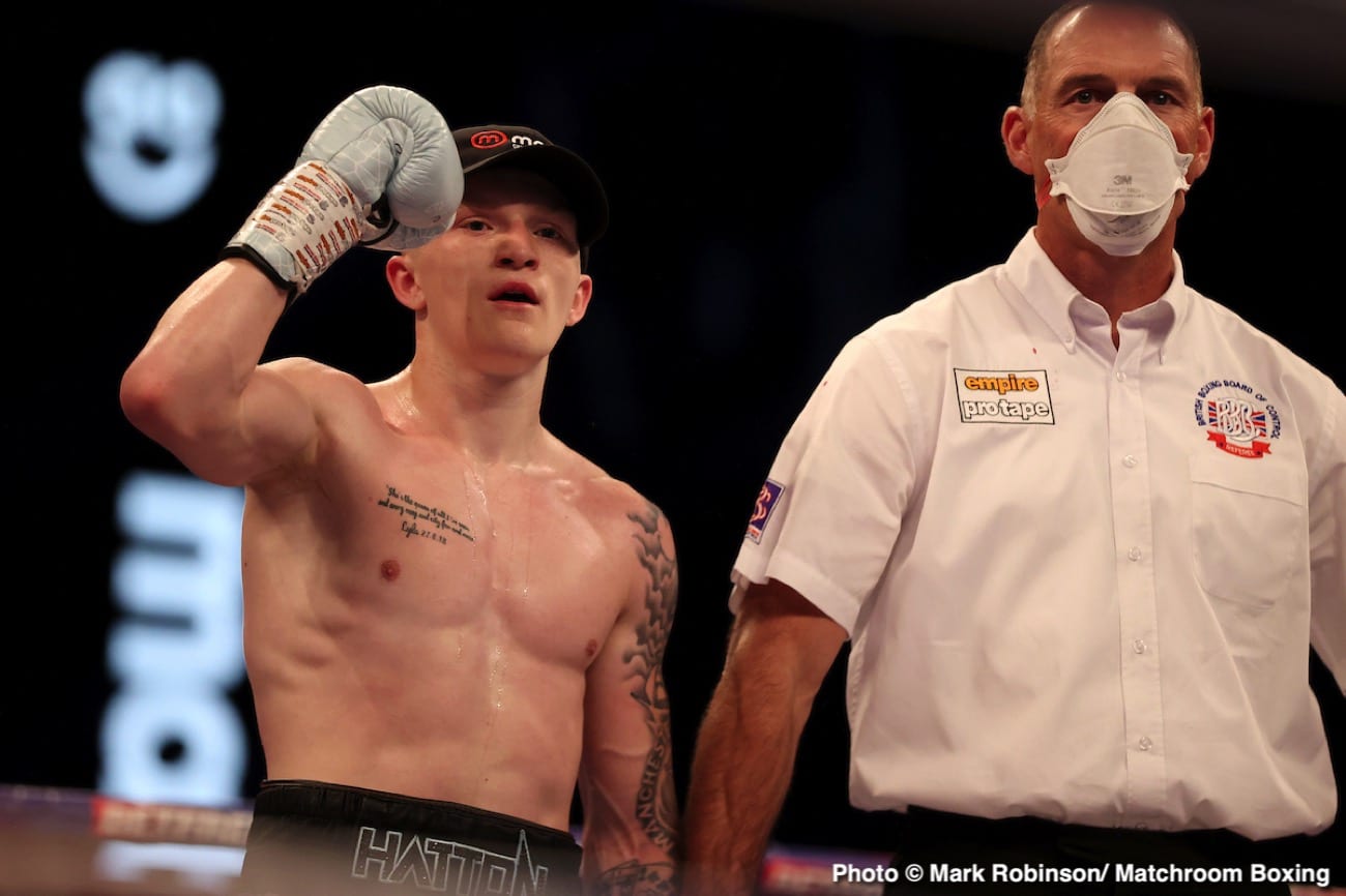Campbell Hatton registers first career stoppage in victory over Attila Csereklye