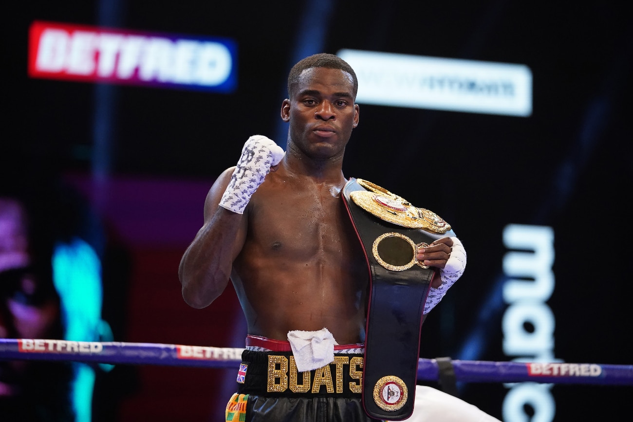 Joshua Buatsi could fight Dmitry Bivol next after Bolotniks