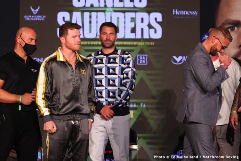 Canelo v BJ Saunders: Final DAZN Presser Quotes & Photos