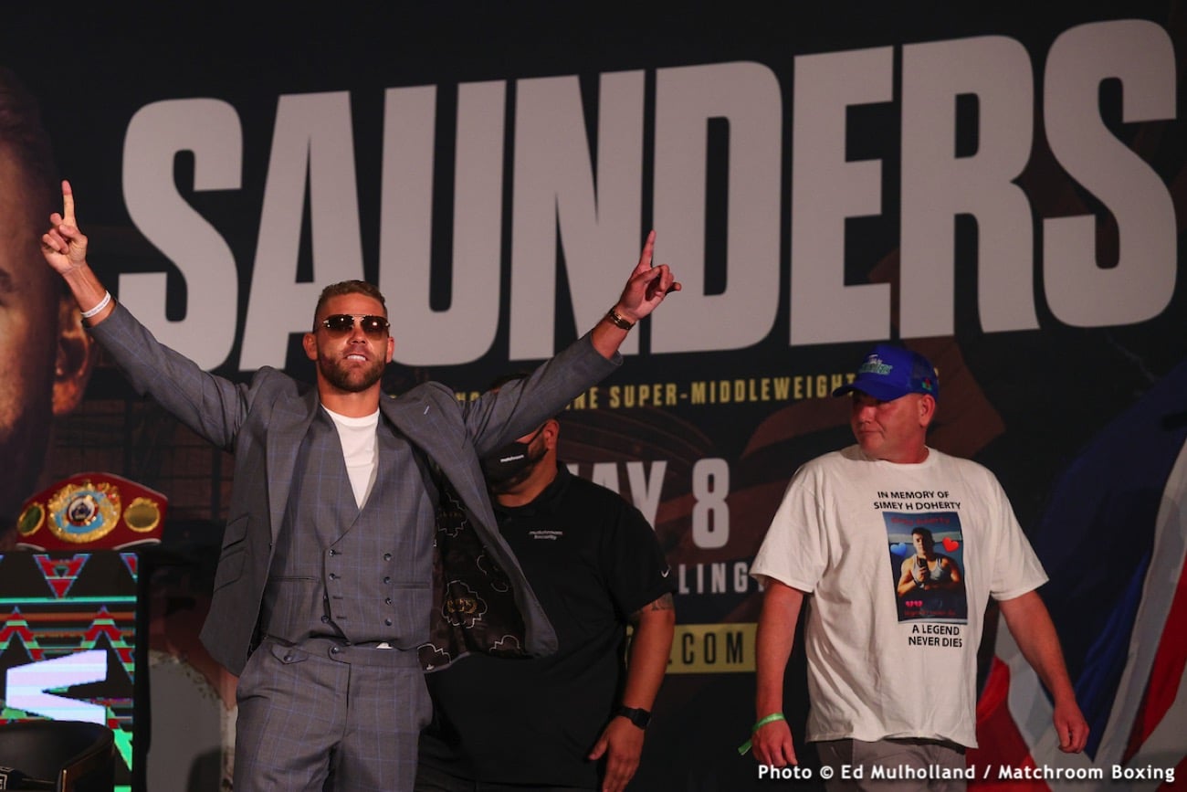 Hearn insists Saunders won't crumble against Canelo in front of 70,000 fans