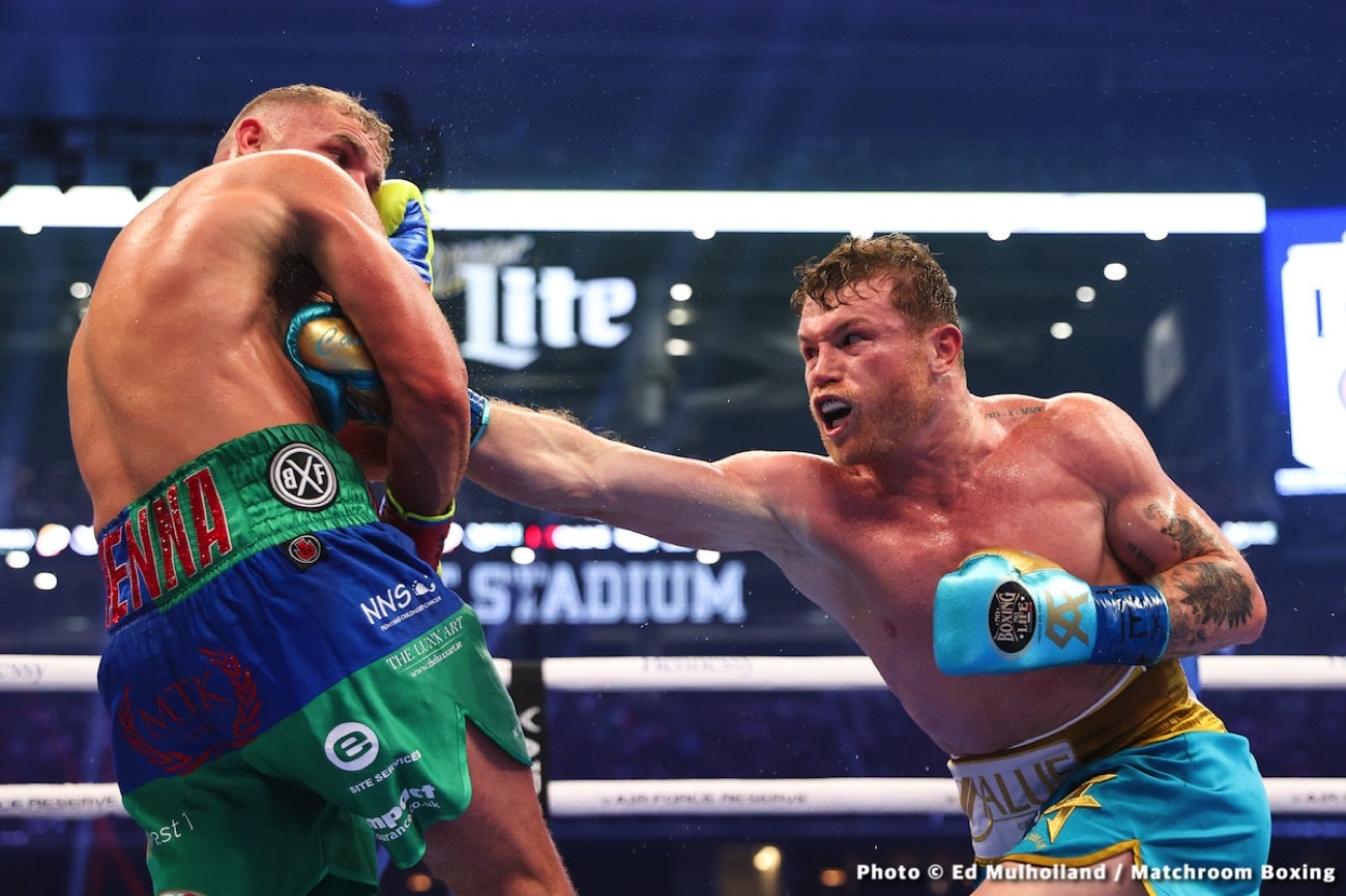 Canelo Alvarez could move to 175 after unifying says Eddie Hearn