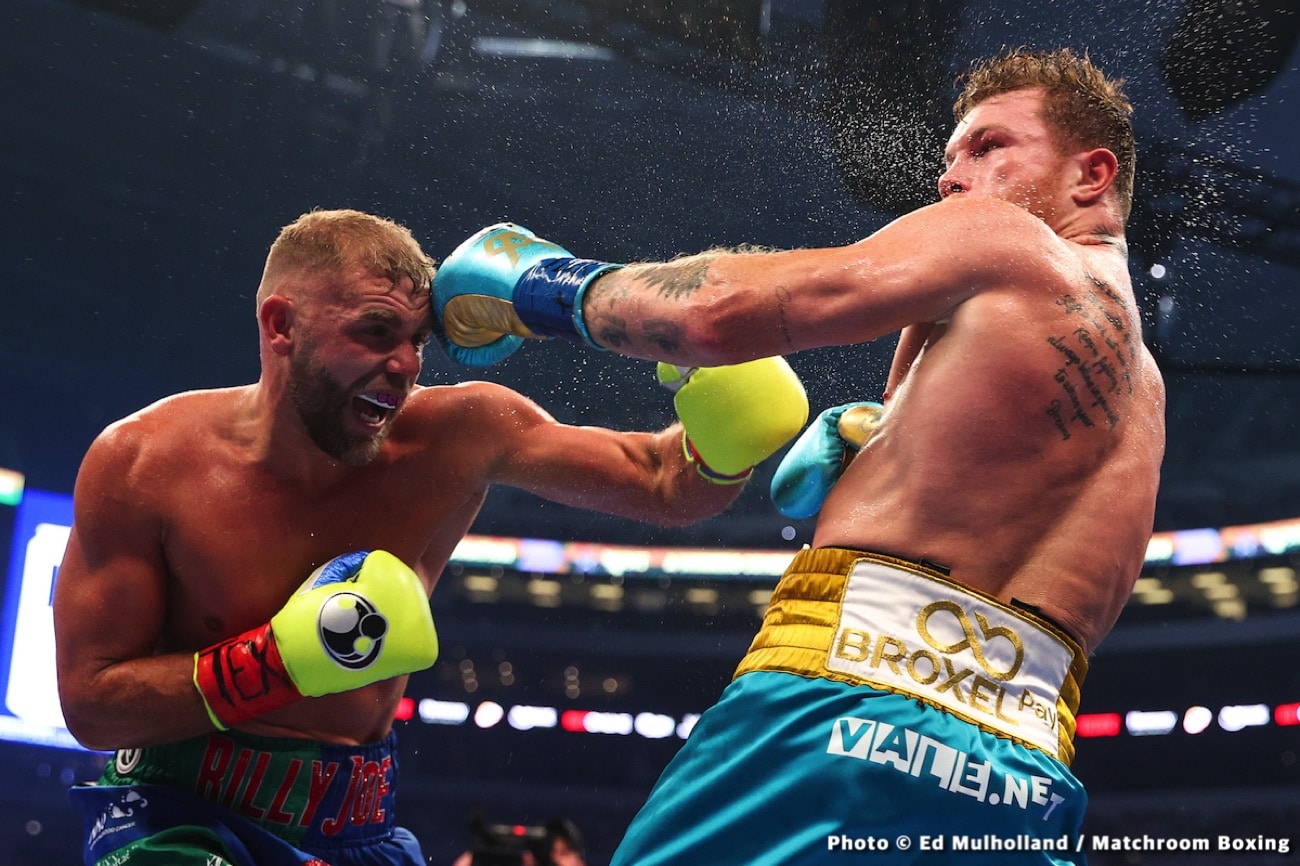 Billy Joe Saunders makes statement after loss to Canelo Alvarez