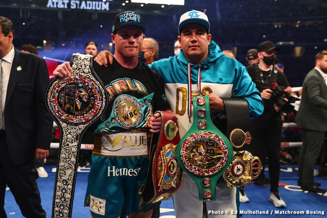 Canelo's trainer wants Plant, Jermall, Spence & Benavidez