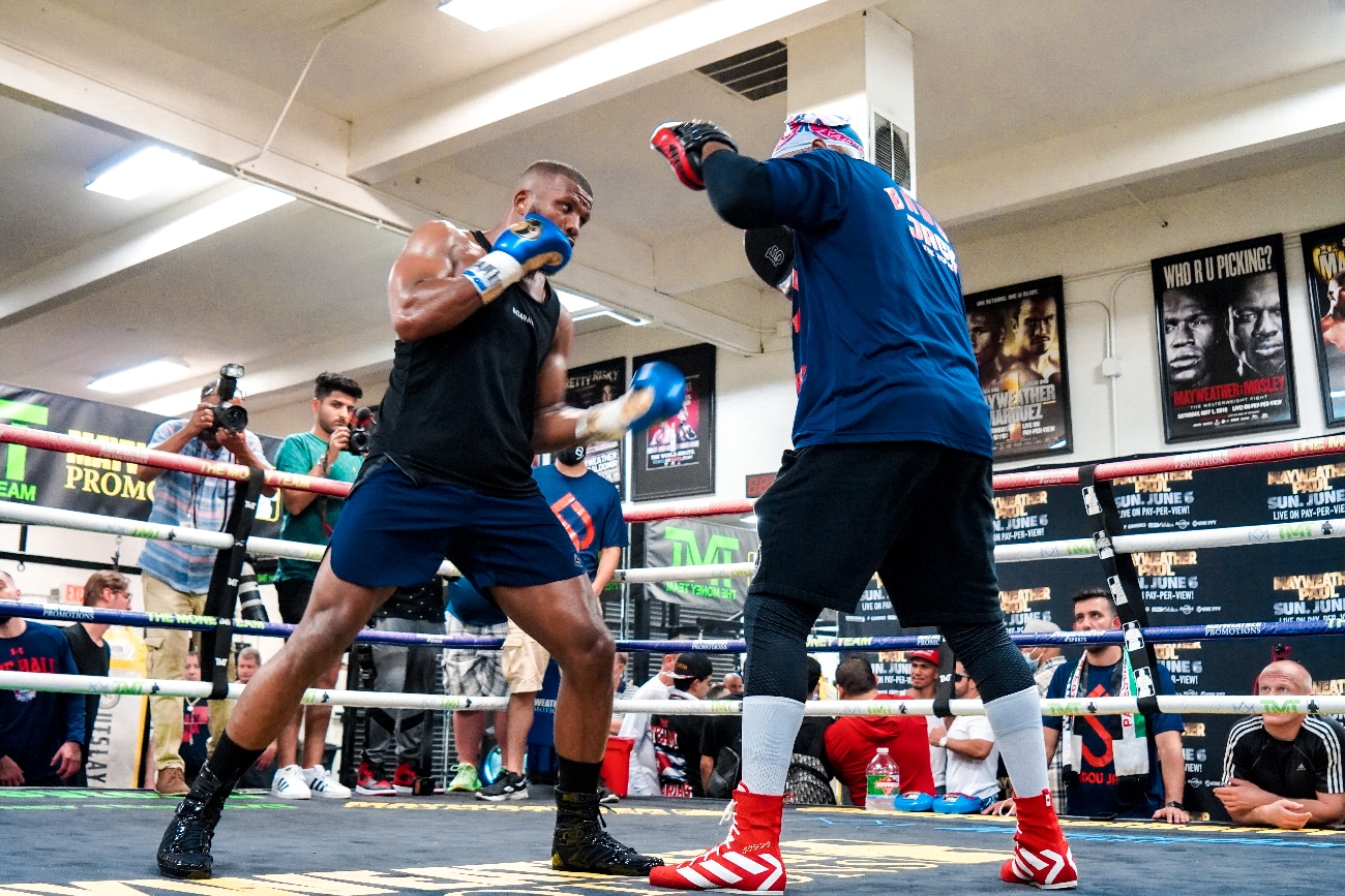 Badou Jack, Floyd Mayweather Jr, Leonard Ellerbe, Logan Paul, Luis Arias - Press Room