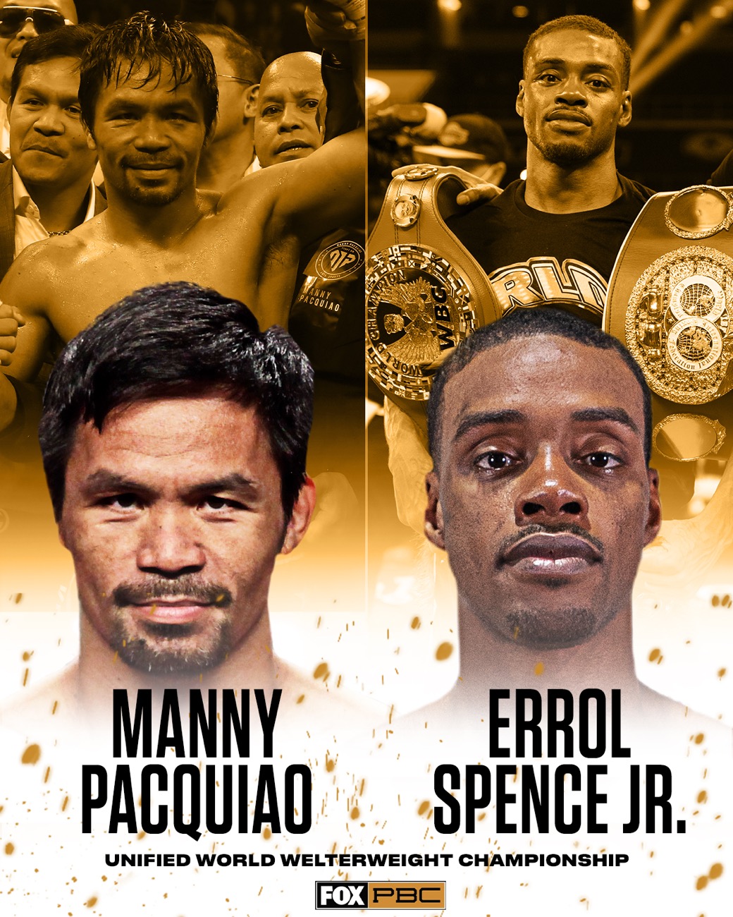 Errol Spence Jr., Julio Cesar Martinez, Manny Pacquiao boxing image / photo