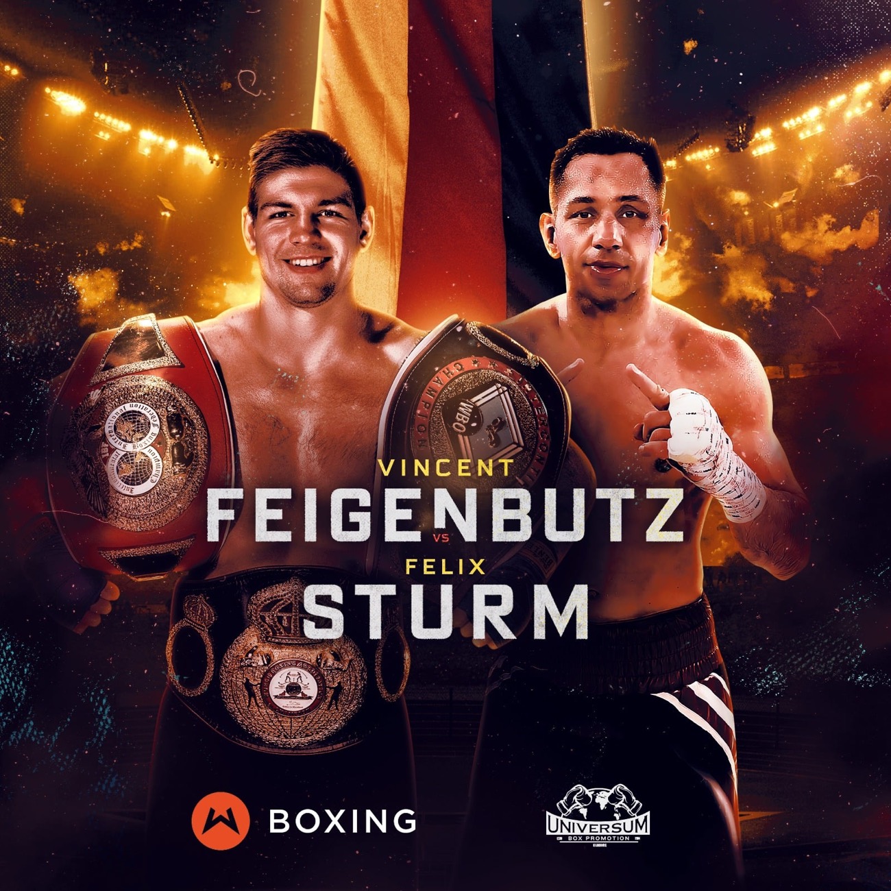 Felix Sturm, Vincent Feigenbutz boxing image / photo