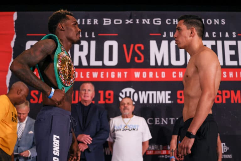 Jermall Charlo vs. Juan Montiel - weights