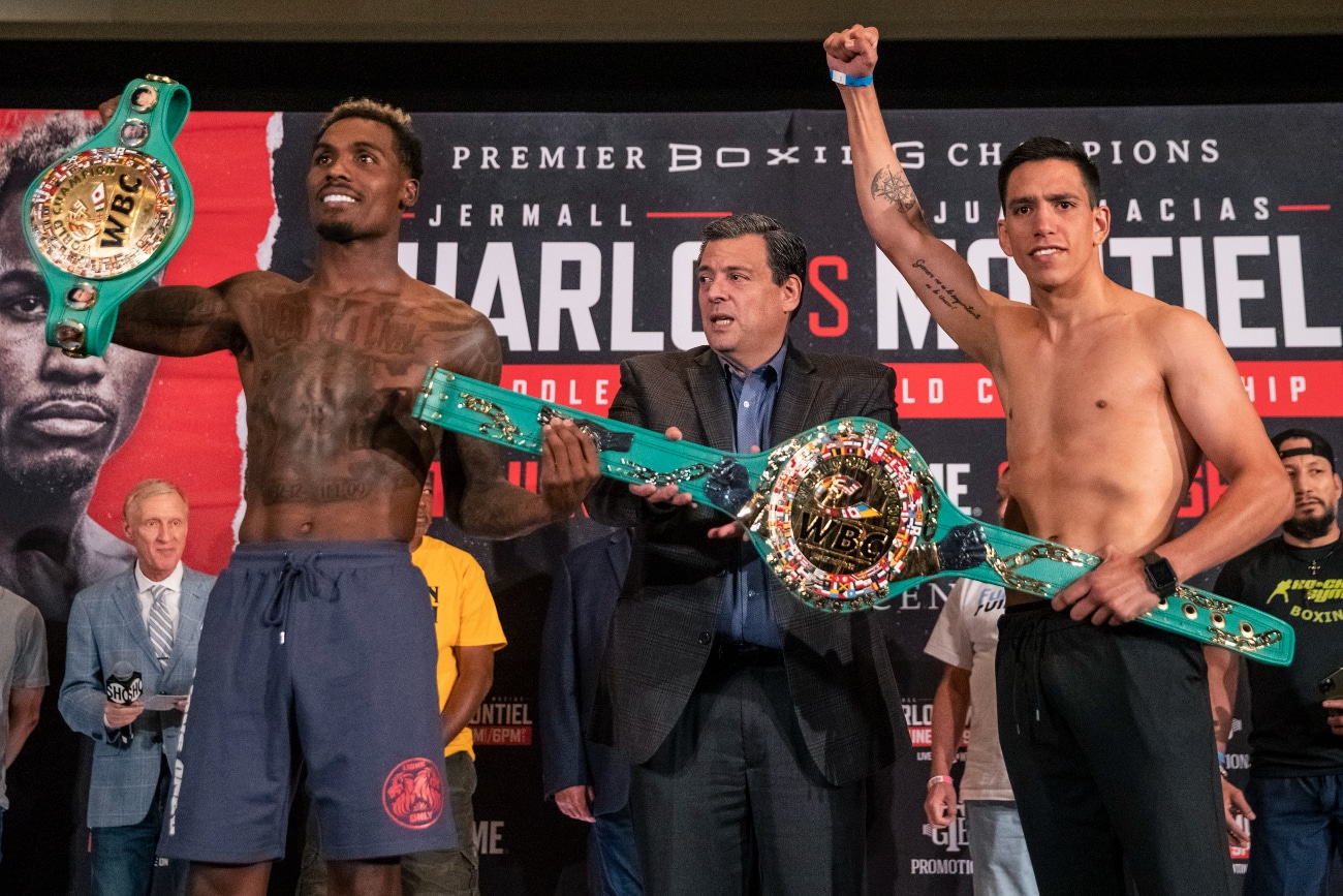 Jermall Charlo vs. Juan Montiel - weights