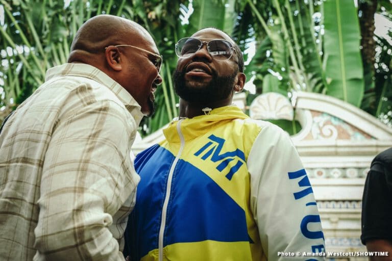 Mayweather volunteers to train Woodley for Jake Paul fight