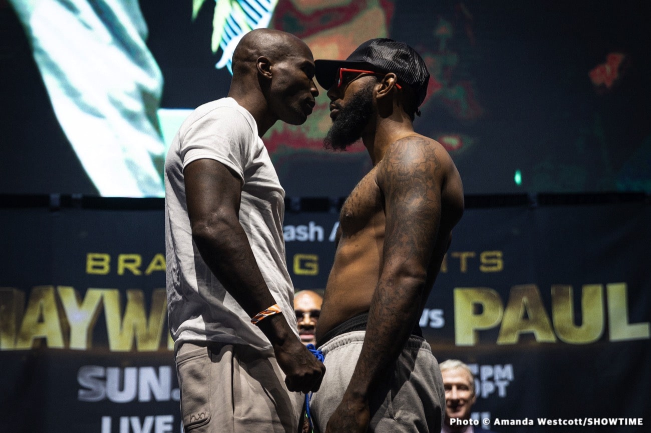 Mayweather vs. Paul Showtime Official Showtime Weigh In Results